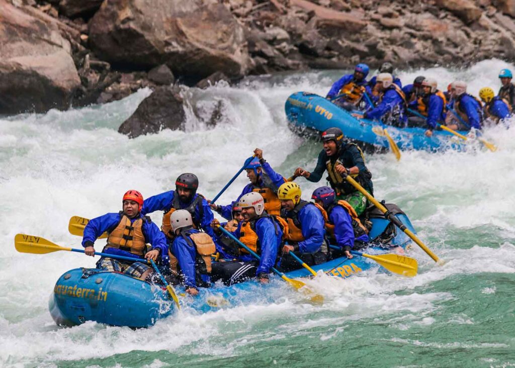 river rafting in rishikesh